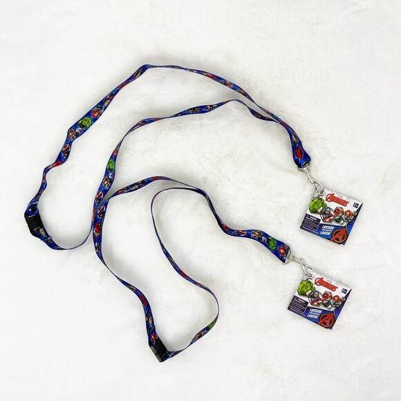 Lot of 2 Avenger Breakaway Lanyards Super Heros Collector School Work - Picture 2 of 4